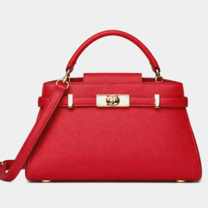 Дамска чанта LUNA ROSSI – черна - кожени чанти, Италия