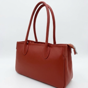 Дамска чанта BRIANNI оранжева ПРОИЗВЕДЕНА В ИТАЛИЯ - кожени чанти, Италия