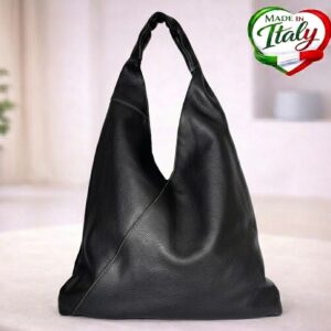Дамска чанта TOPOLINO черна ПРОИЗВЕДЕНА В ИТАЛИЯ - кожени чанти, Италия