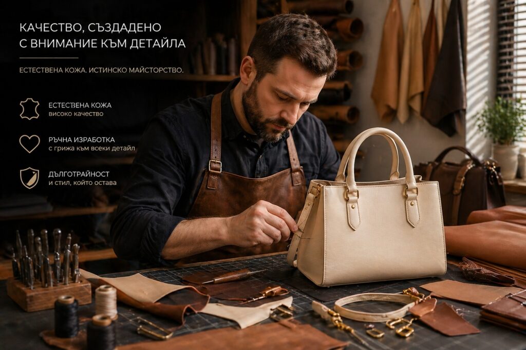 От кожа до чанта: как се създават дамските чанти от естествена кожа