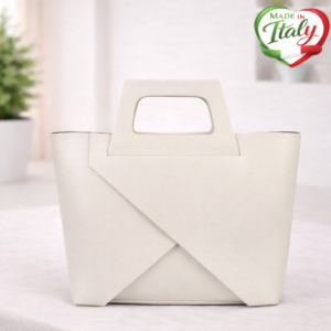 Дамска чанта ORNELLA пудра - кожени чанти, Италия