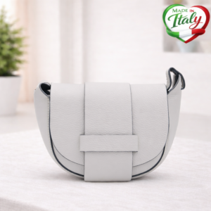 Дамсак чанта LOLLA бяла - кожени чанти, Италия