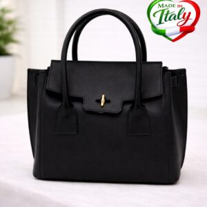 Дамска чанта Georgina - кожени чанти, Италия
