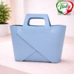 Дамска чанта Ornella синя - кожени чанти, Италия