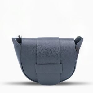 Дамска чанта LOLLA тъмно син - кожени чанти, Италия